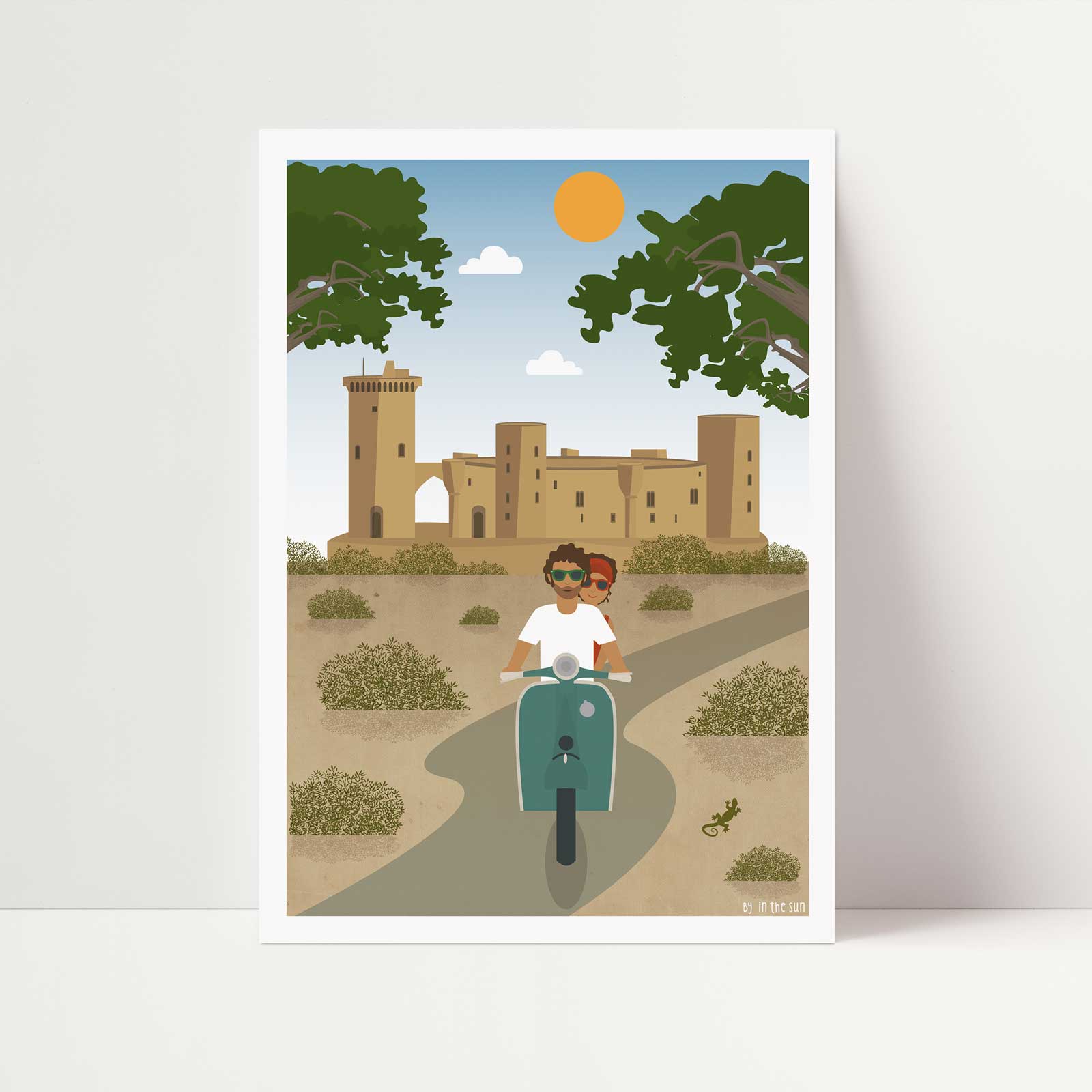 postal mallorca, castillo bellver