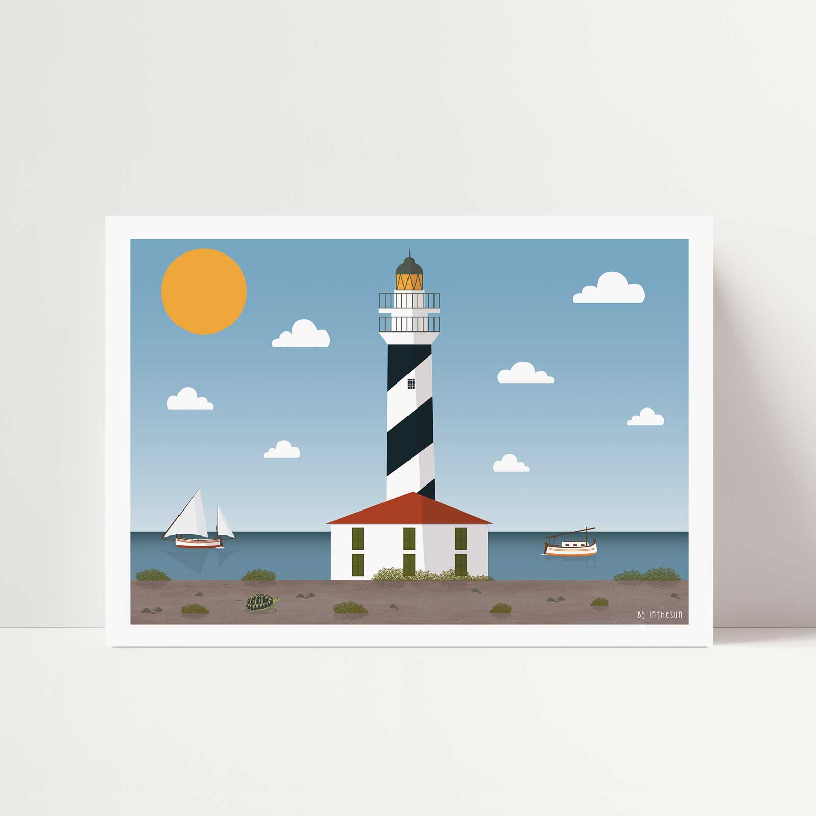 postal menorca, faro favaritx