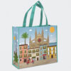 bolsa de compra mallorca, palma catedral, molino y bicicleta