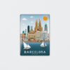 Iman decorativo Barcelona, Skyline Barcelona