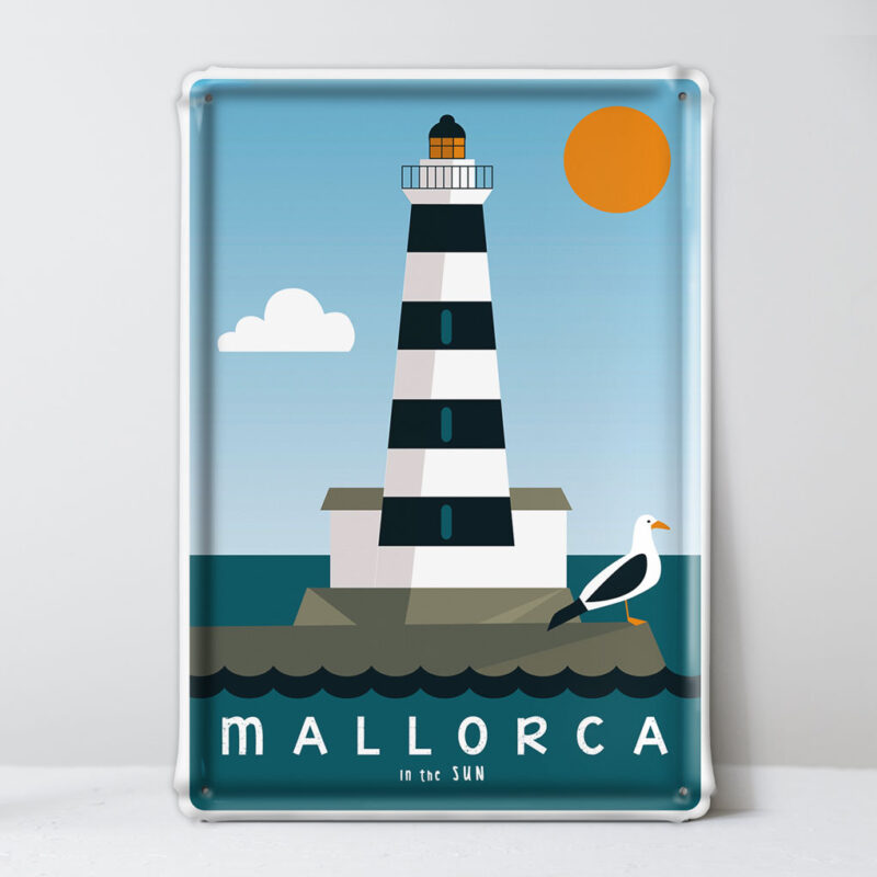 placa decorativa Mallorca, Faro Portocolom
