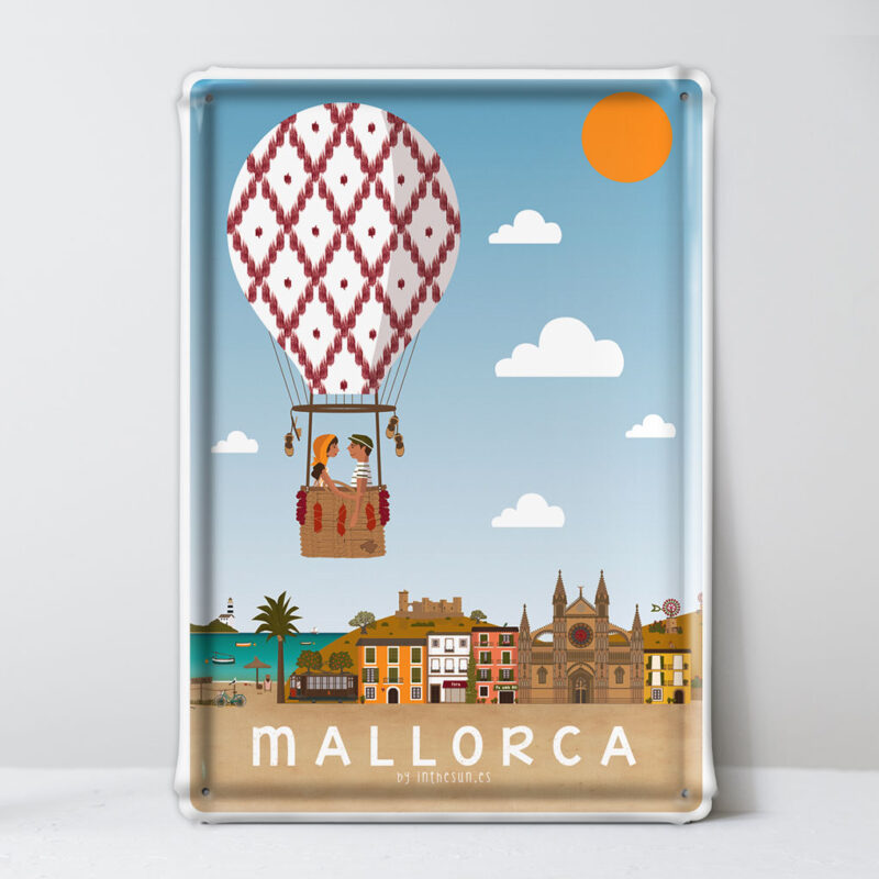 placa decorativa Mallorca, Globo