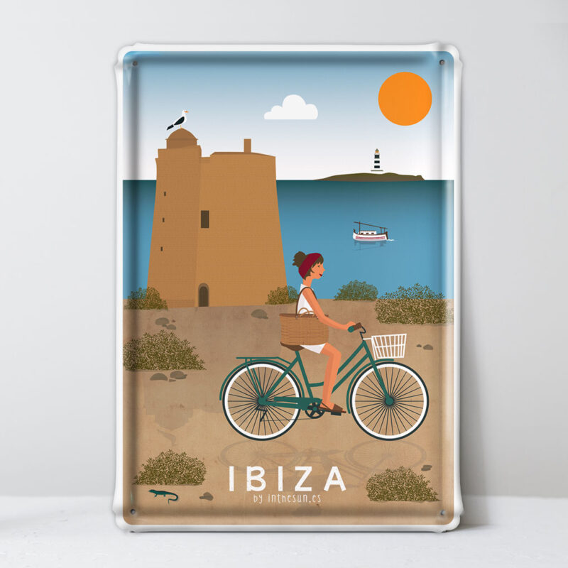 placa decorativa Ibiza, Torre Ses Portes