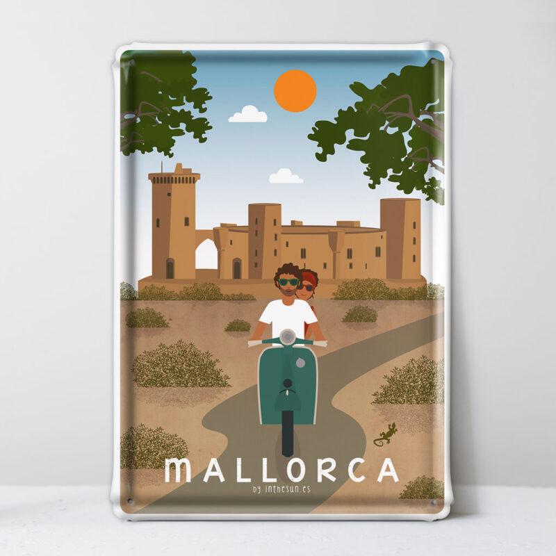 placa decorativa Barcelona, Castillo Bellver