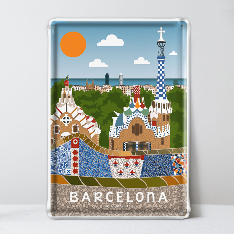 placa decorativa Barcelona, Parc Guell