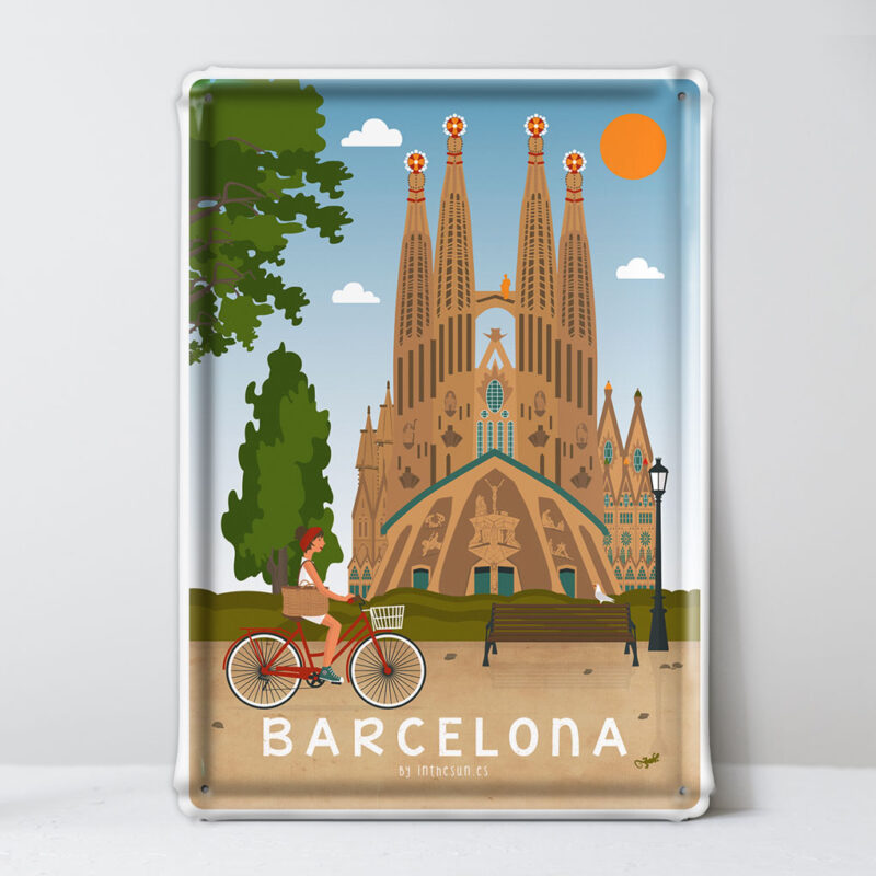 placa decorativa Barcelona, Sagrada Familia