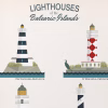 Art Print Faros Islas Baleares