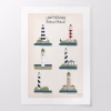 Art Print Faros Islas Baleares