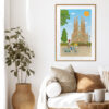 Art Print Sagrada Familia, Barcelona