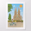 Art Print La Sagrada Familia, Barcelona