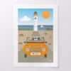 Art Print, Cap de Barbaria & Mehari, Formentera