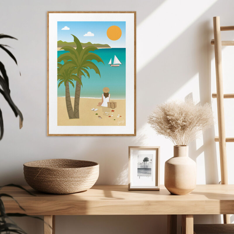 Art Print San Juan Beach, Alicante