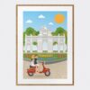 Art Print la Puerta de Alcalá, Madrid
