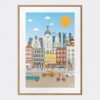 Art Print Skyline Madrid