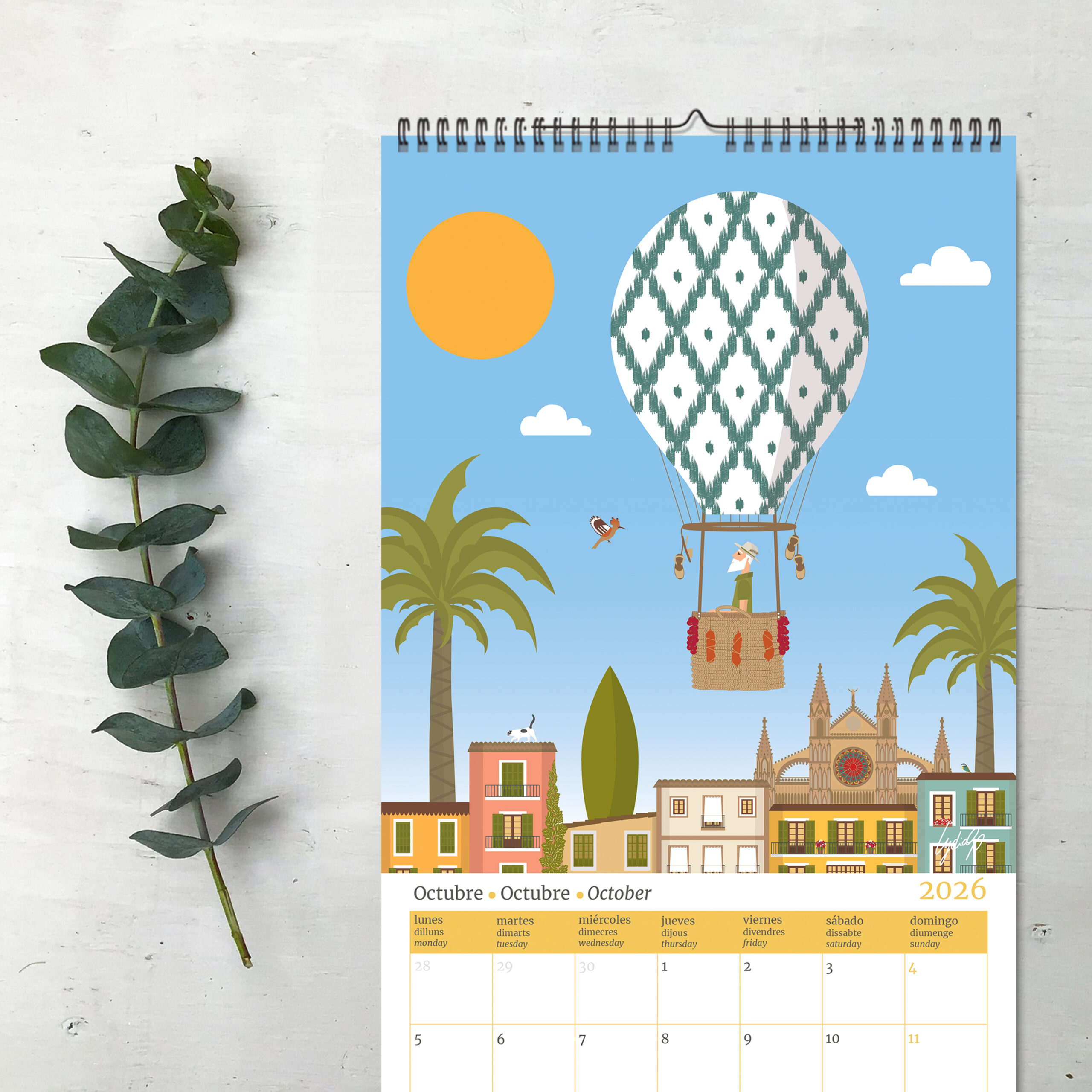calendar-2026-mallorca-october-palma-balloon