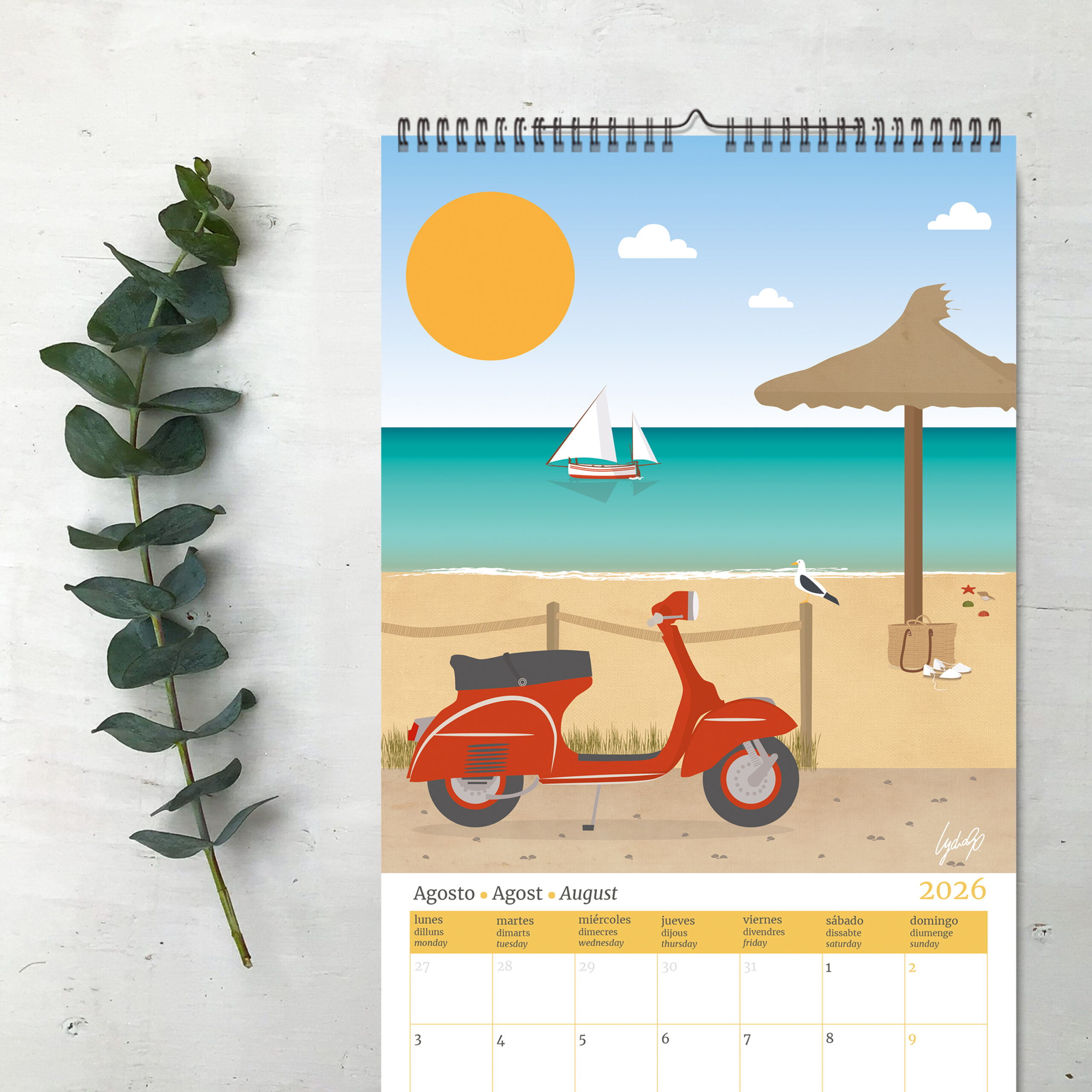 calendar-2026-mallorca-august-muro-beach